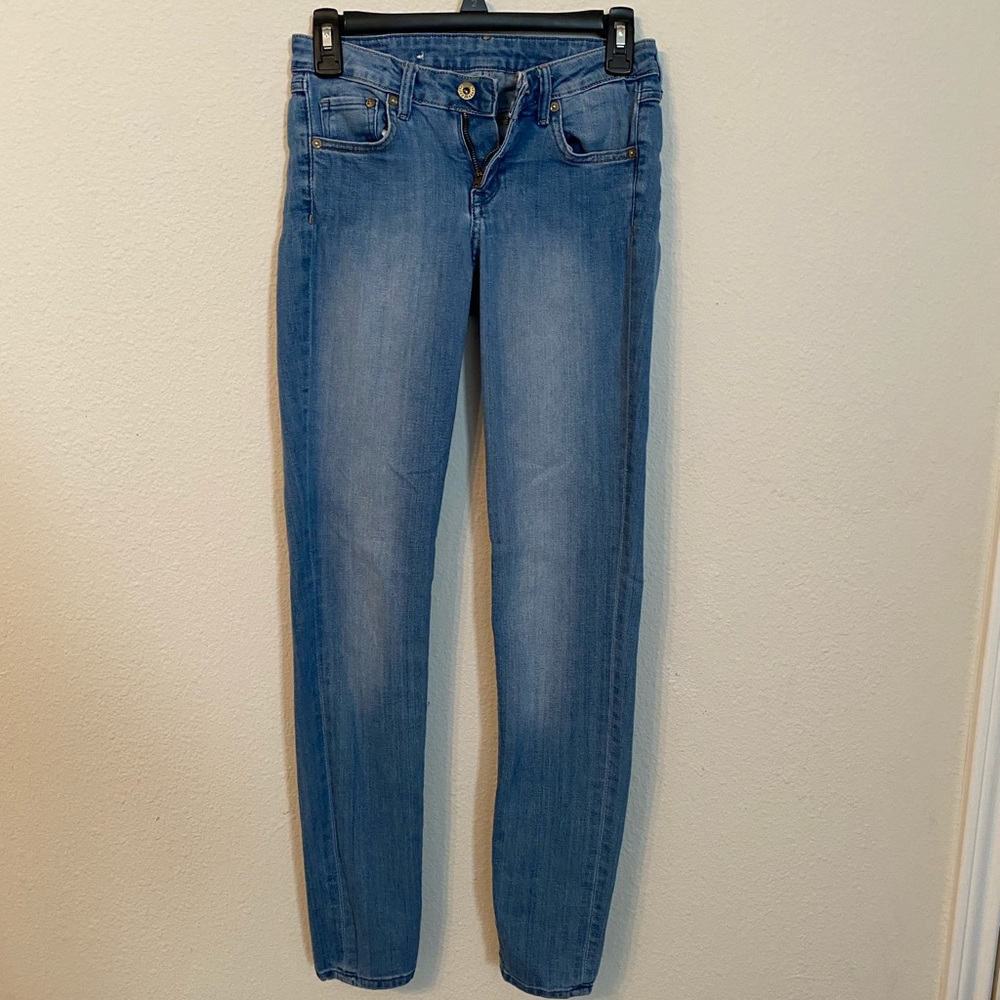 White washed jeans